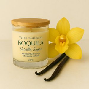 Vela de vidrio - Vainilla Sugar